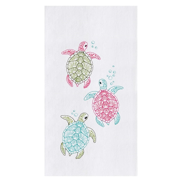 Rainbow Turtle Tea Towel