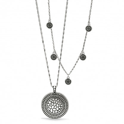 Pebble Round Droplet Necklace