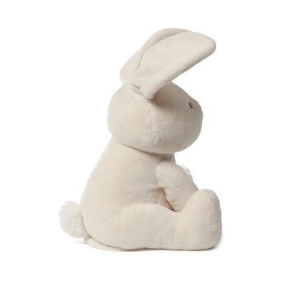 White Bunny side view plush Singing with sound baby young kids toy Easter shop The Painted Cottage a Maryland Boutique