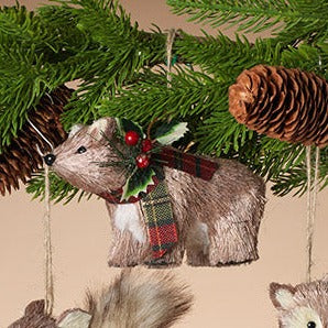 HOLIDAY FOREST FRIEND ORNAMENTS BEAR