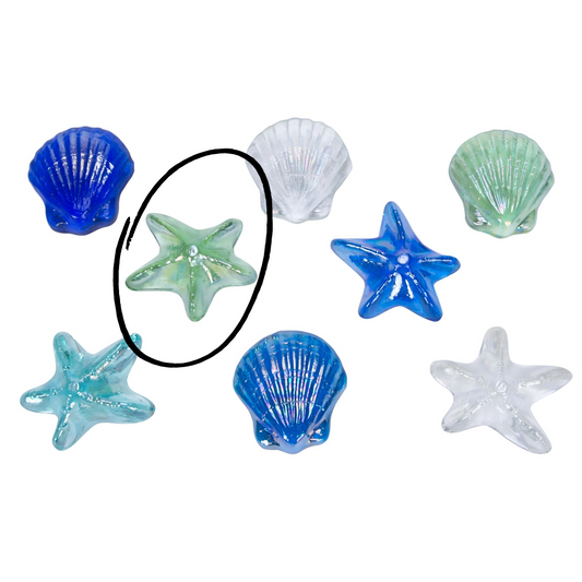 GLASS STARFISH | Green