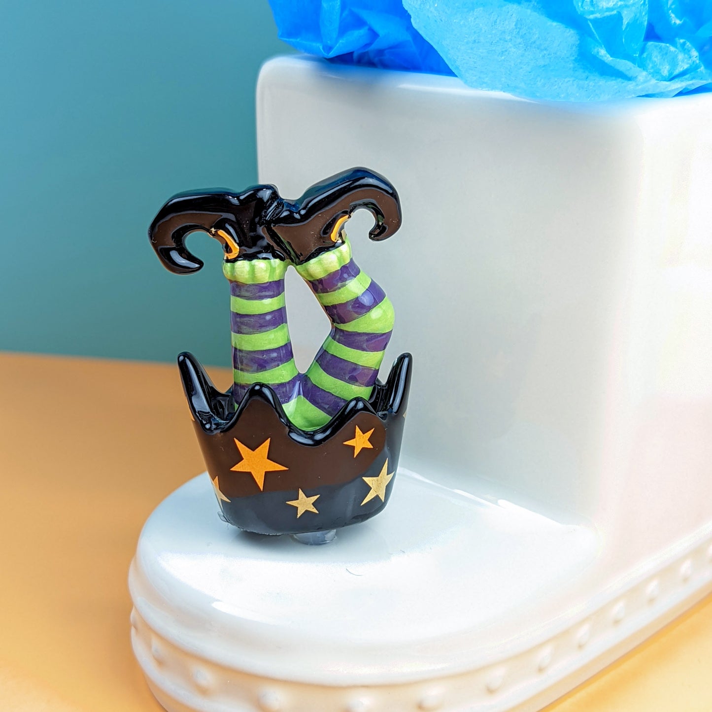 A284 What's up, Witches Mini by Nora Fleming. Shop at The Painted Cottage in Edgewater, MD.