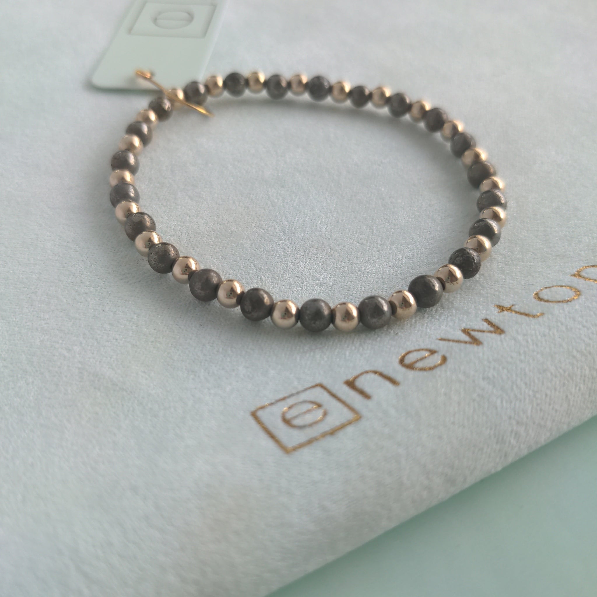 GLD GRATEFUL 4MM PYRITE