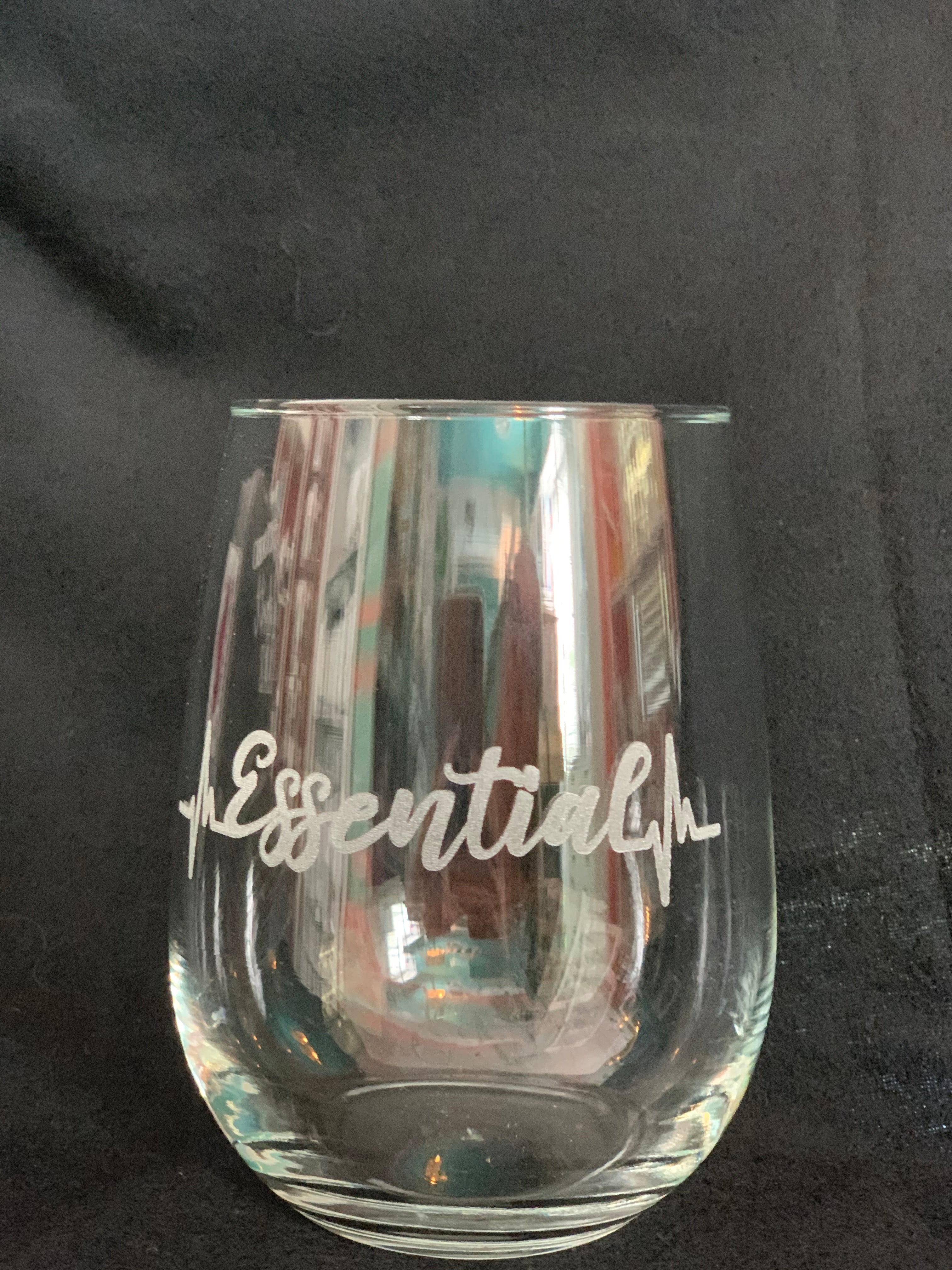 Essential Stemless Wine Glass