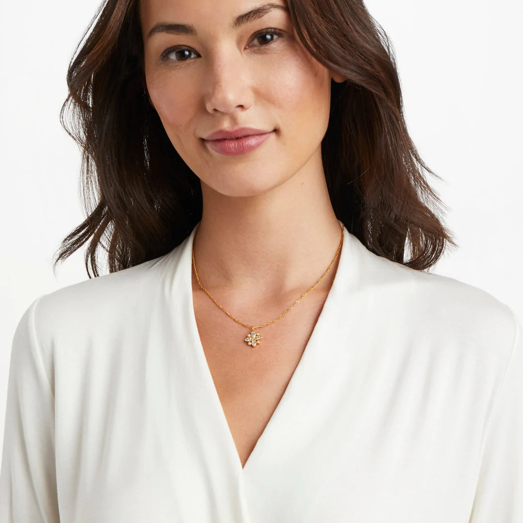 Charlotte Delicate Necklace Jade Green