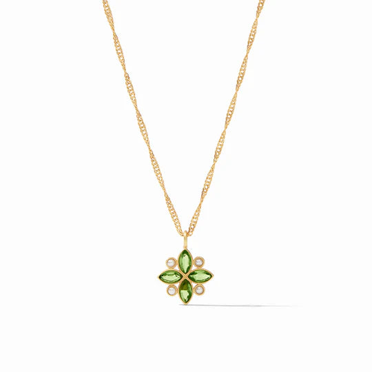 Charlotte Delicate Necklace Jade Green