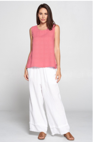 GRAPEFRUIT ROUND NECK TANK TOP