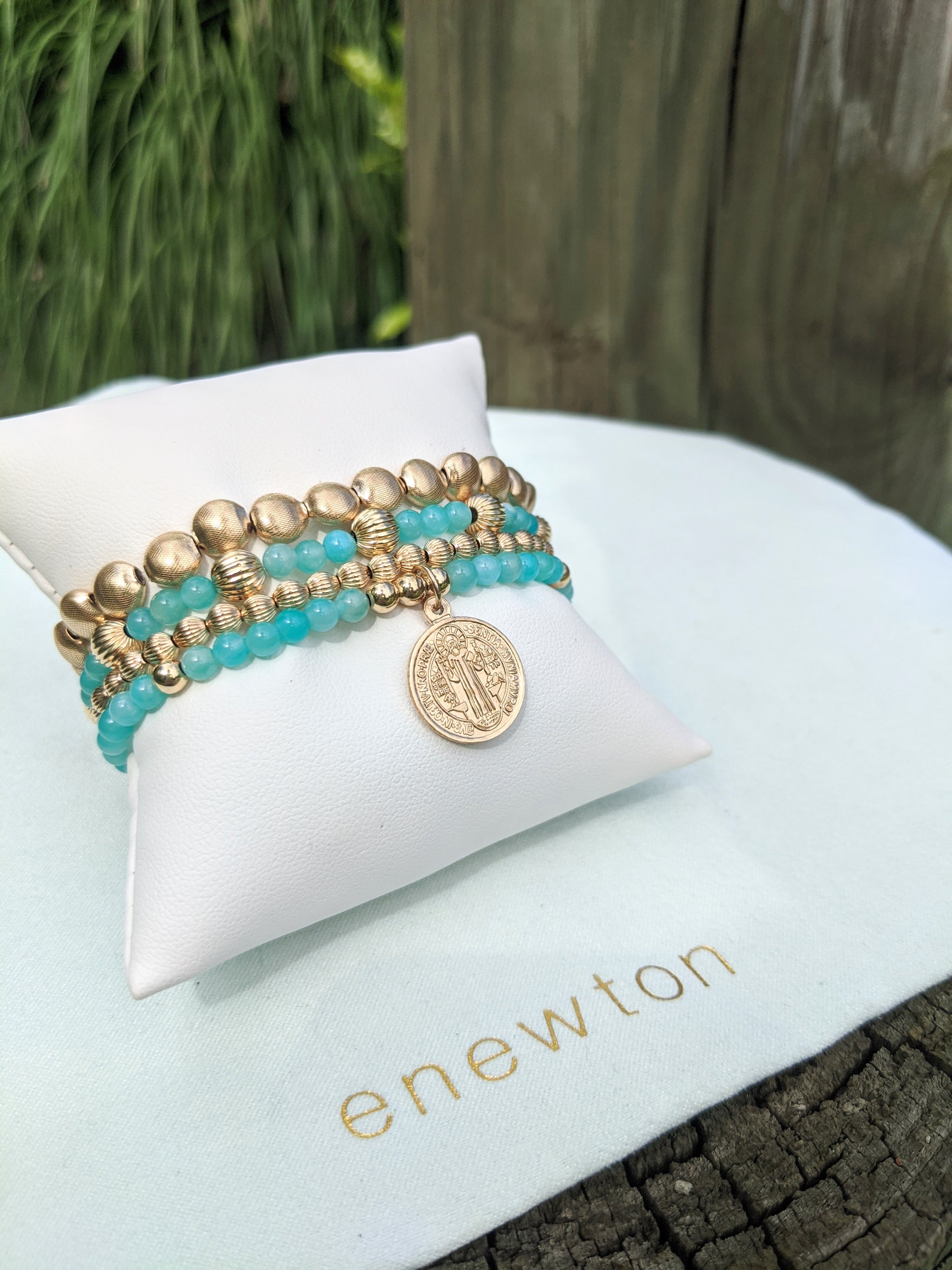 eNewton Worthy Gold Charm