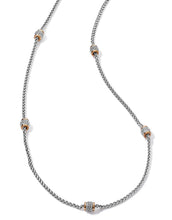 Meridian Two Tone Long Necklace