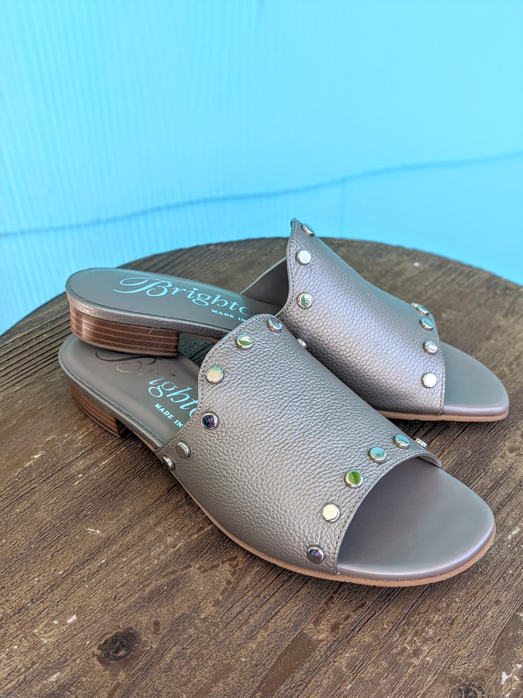 Brighton - Night Zinc Studded Sandal