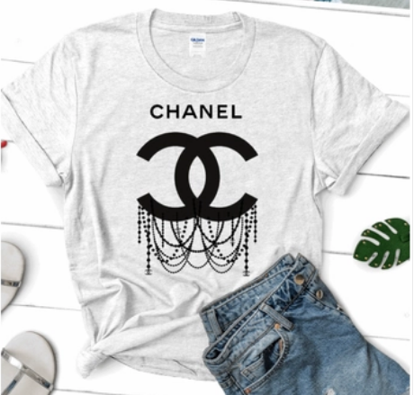 CHANEL HEATHERED TEE