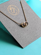 Entwined Discs Necklace | Gold