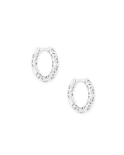 Kendra Scott Maggie Huggie Earrings In Silver Filigree