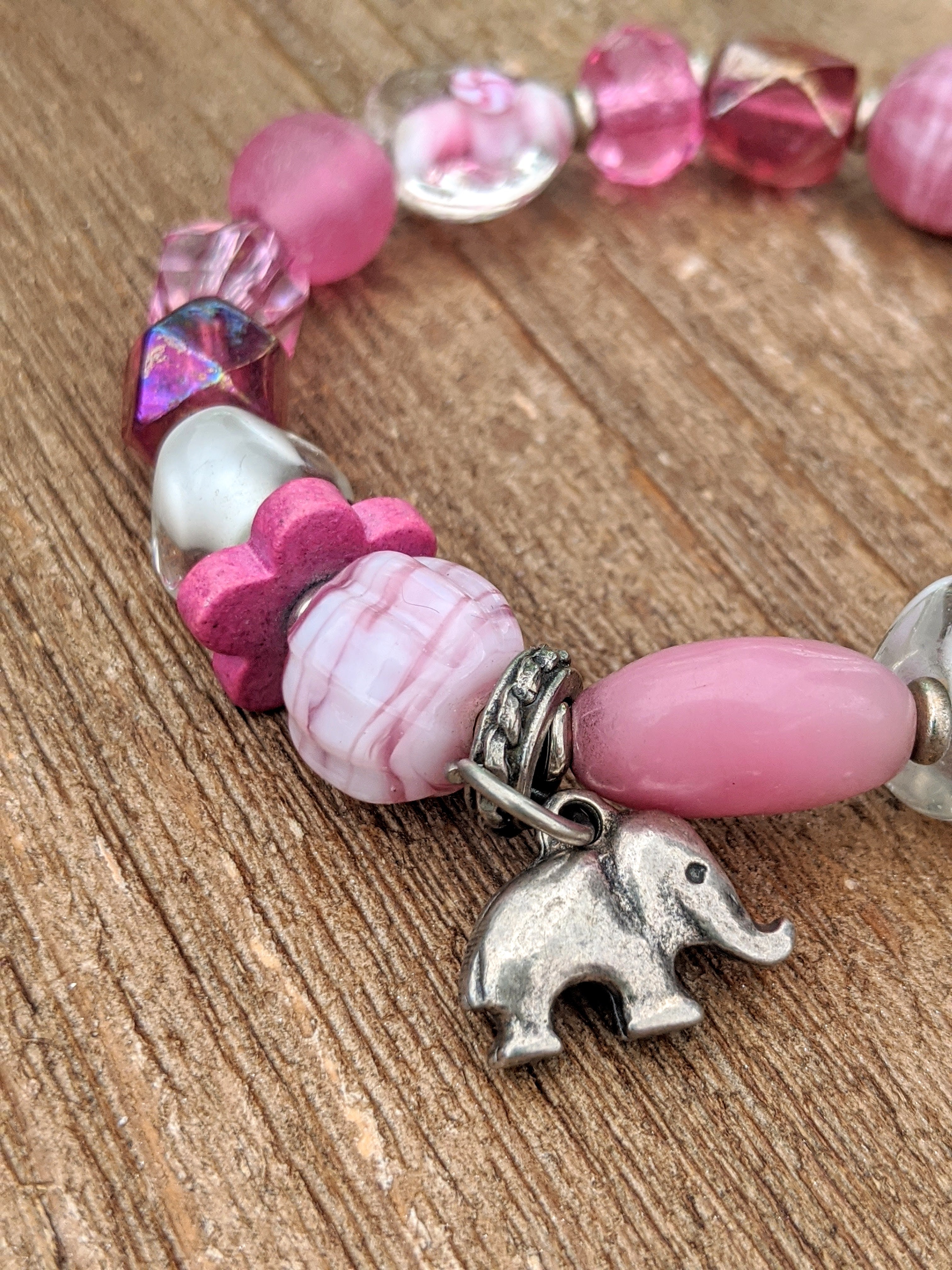Niki Bracelet- Pinky the Elephant