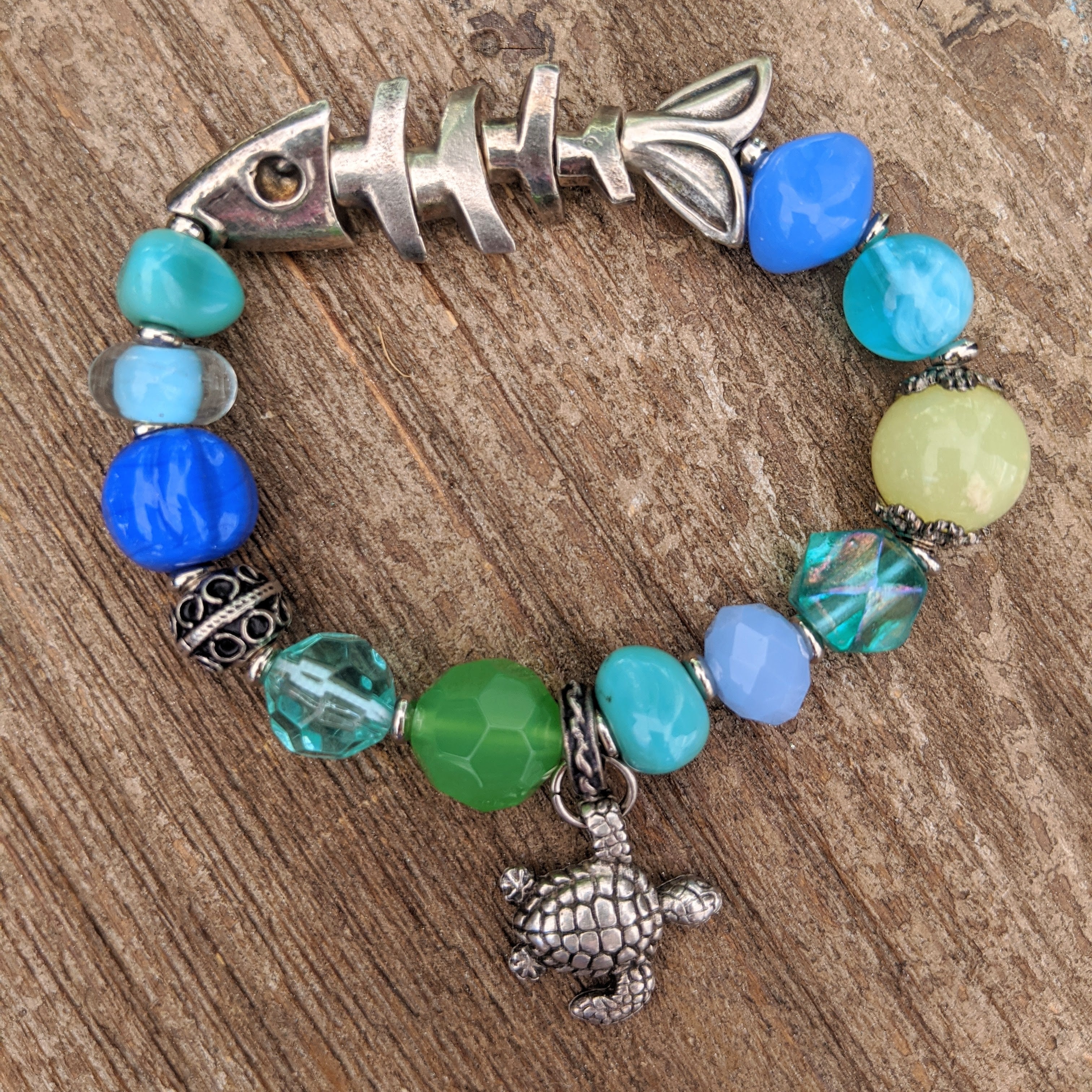 Niki Bracelet-Turtle Time