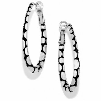 Brighton Pebble Large Oval Hoop Earrings