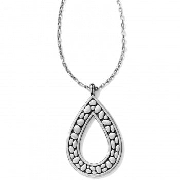 Brighton Pebble Open Teardrop Necklace