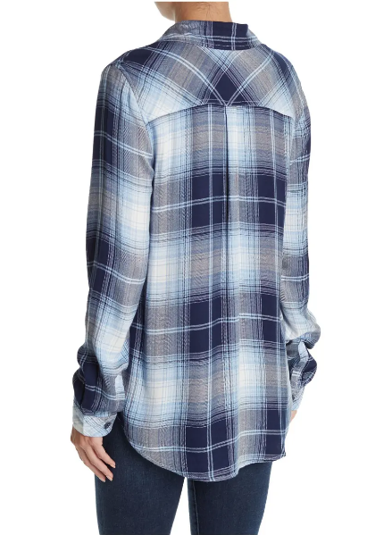 CHARLEY PLAID BLUE BALLOON