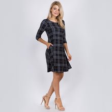 Classic Winter Plaid Dress
